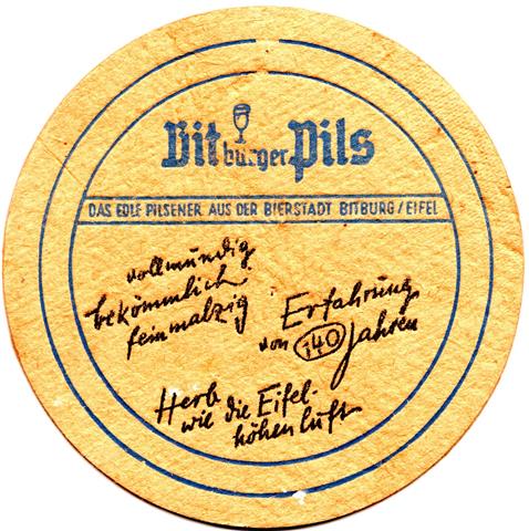 bitburg bit-rp bitburger pils rund 6b (215-das edle pilsener-blau)